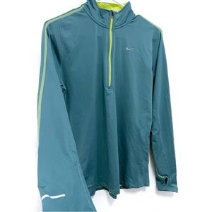 Nike Running Quarter Zip Athletic Top Size Medium